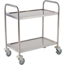 Stainless Steel Trolley - 2 Tier Self Assy.
